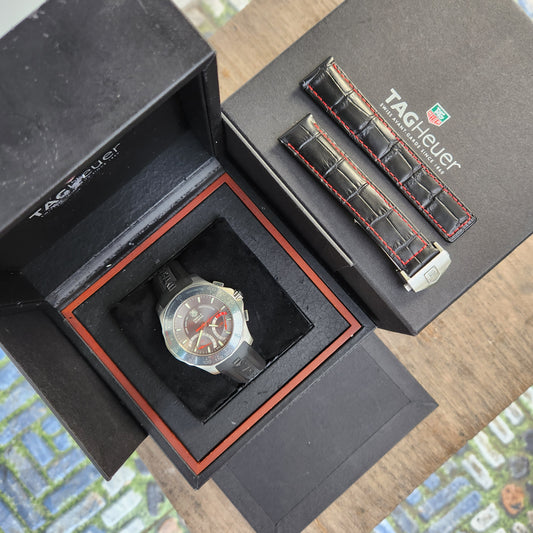 Tag Heuer Aquaracer Caliber S Chronograph Lewis Hamilton Limited Edition Anthracite Grey Dial 41mm