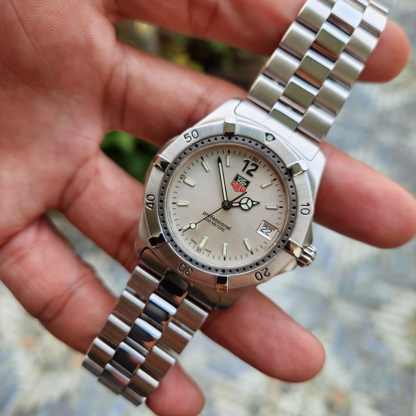 Tag Heuer Professional Silver Dial 38mm