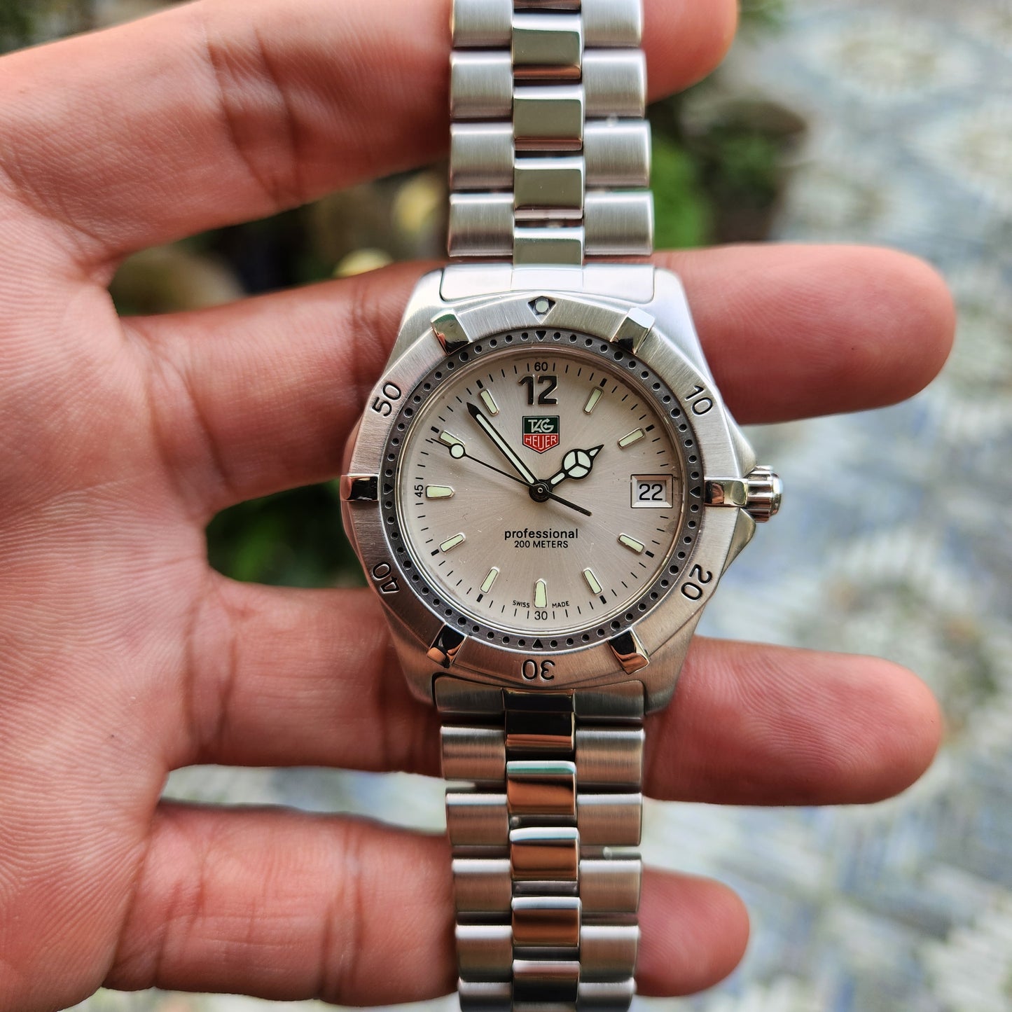 Tag Heuer Professional Silver Dial 38mm