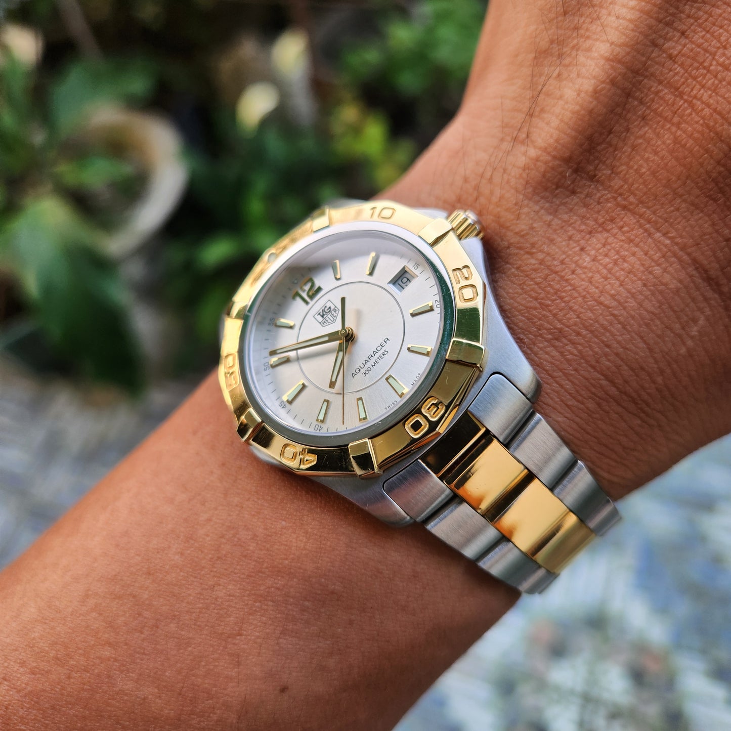 Tag Heuer Aquaracer Two-Tone Silver Dial 39mm
