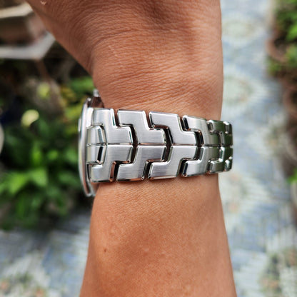 Tag Heuer Link Date Calibre 5 Sunray Brushed Blue Dial 41mm - Complete Set