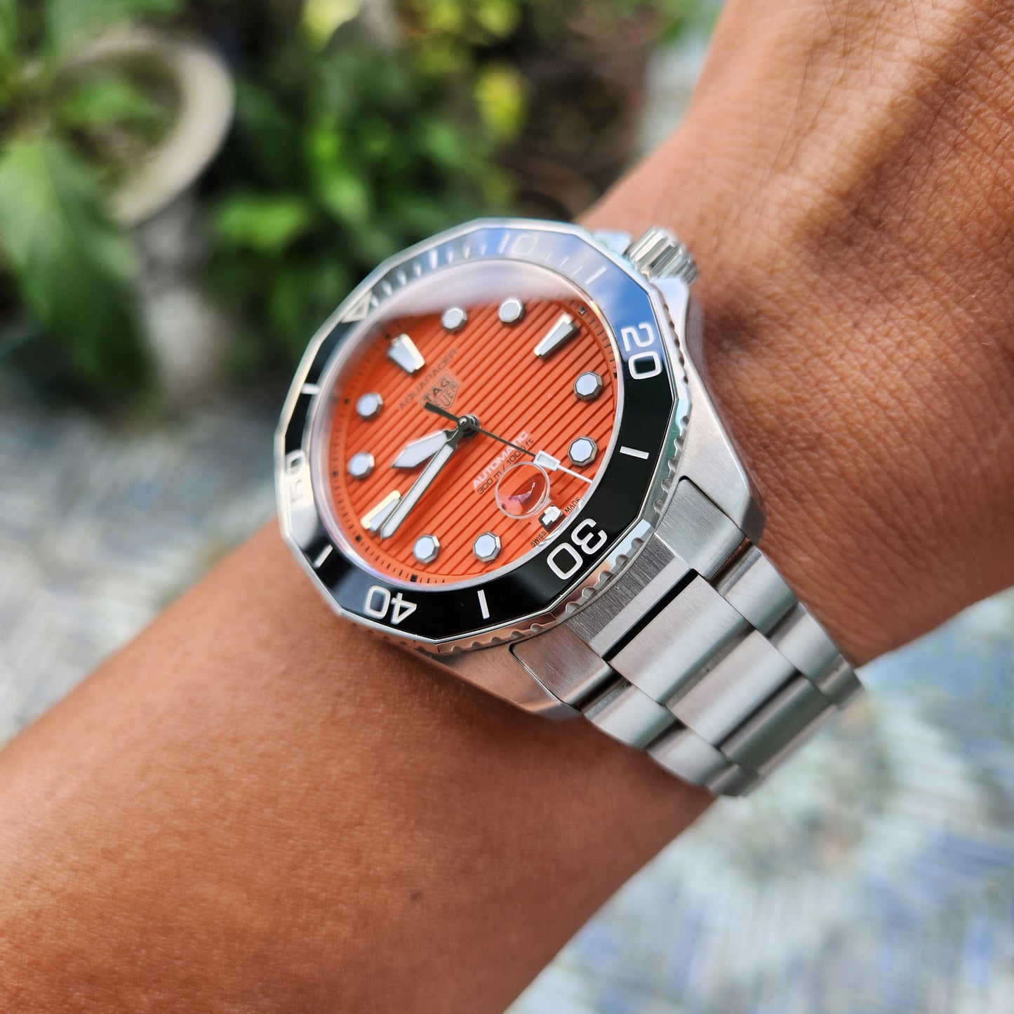 Tag Heuer Aquaracer Professional 300 Orange Diver Calibre 5 Ceramic Bezel 43mm - Complete Set&nbsp;