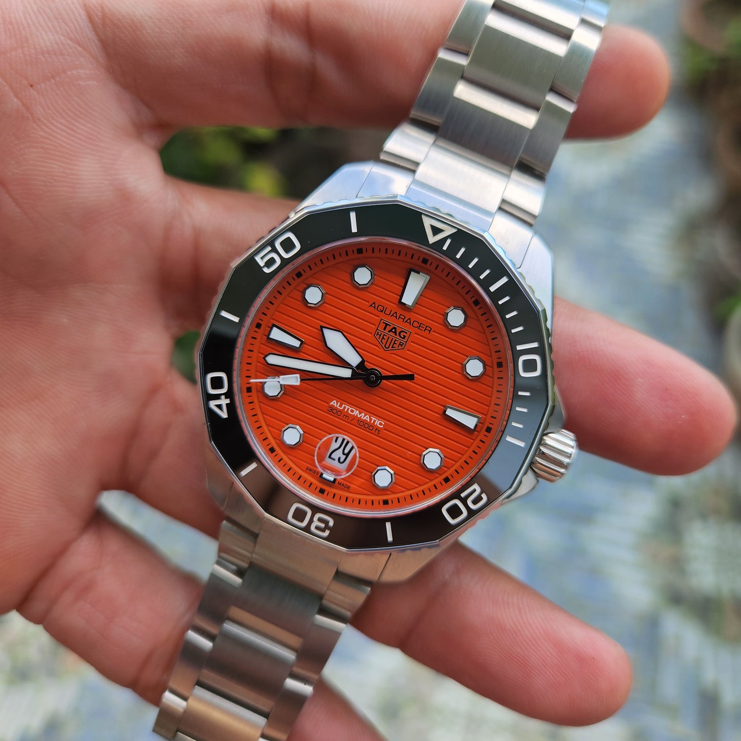 Tag Heuer Aquaracer Professional 300 Orange Diver Calibre 5 Ceramic Bezel 43mm - Complete Set&nbsp;