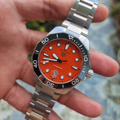 Tag Heuer Aquaracer Professional 300 Orange Diver Calibre 5 Ceramic Bezel 43mm - Complete Set&nbsp;