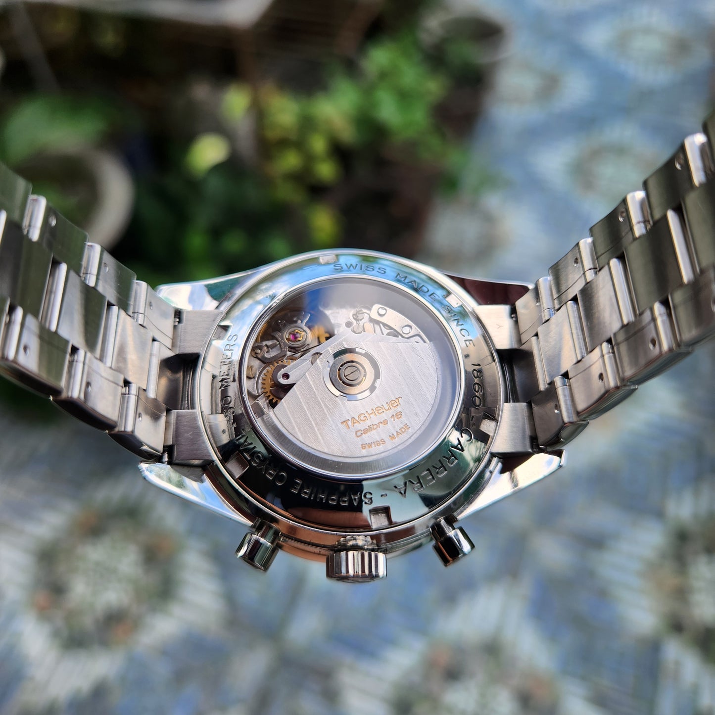 Tag Heuer Carrera Calibre 16 Chronograph 'Brad Pitt' Black Dial 41mm - Complete Set