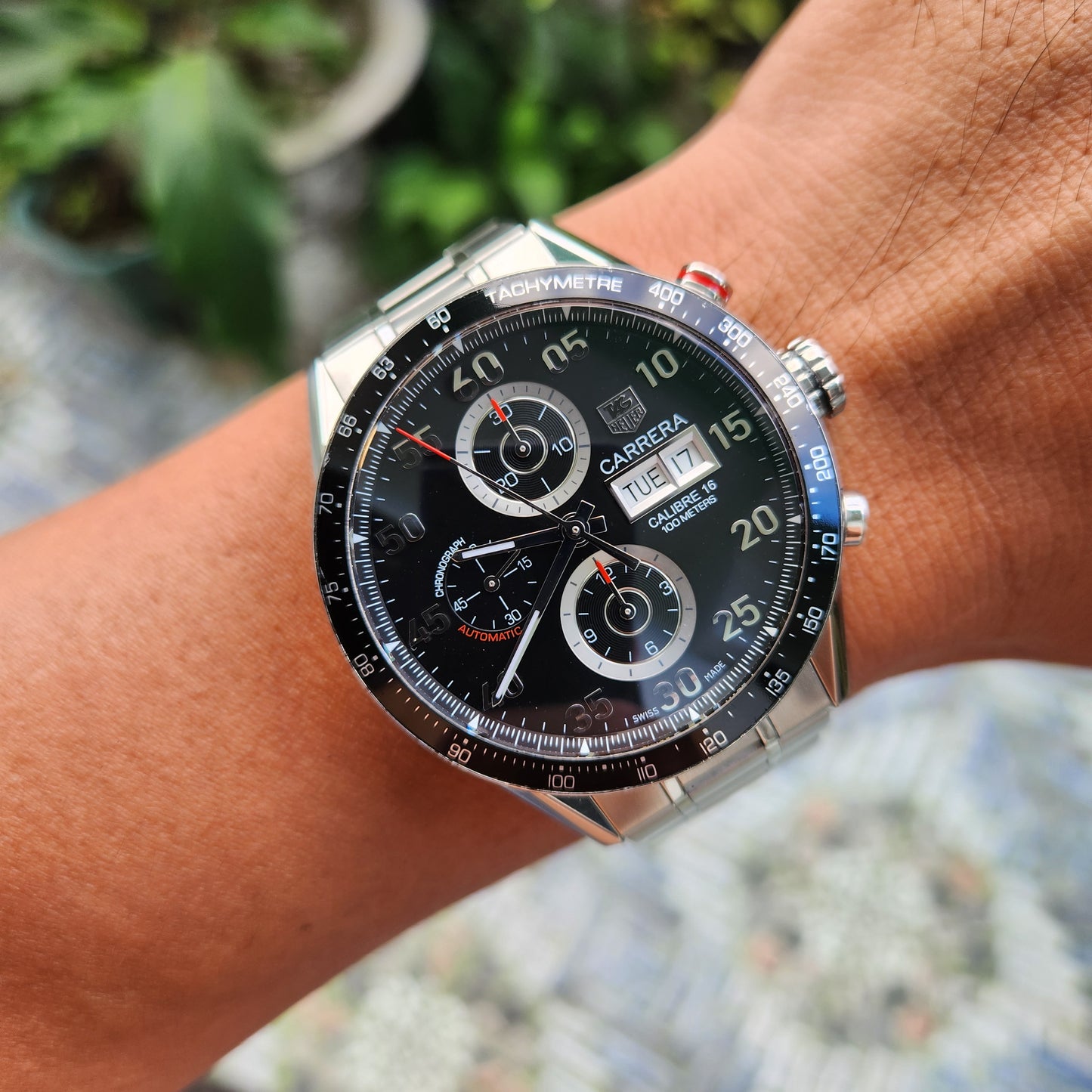 Tag Heuer Carrera Chronograph Calibre 16 Day-Date 43mm - Complete Set