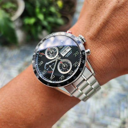 Tag Heuer Carrera Chronograph Calibre 16 Day-Date 43mm - Complete Set