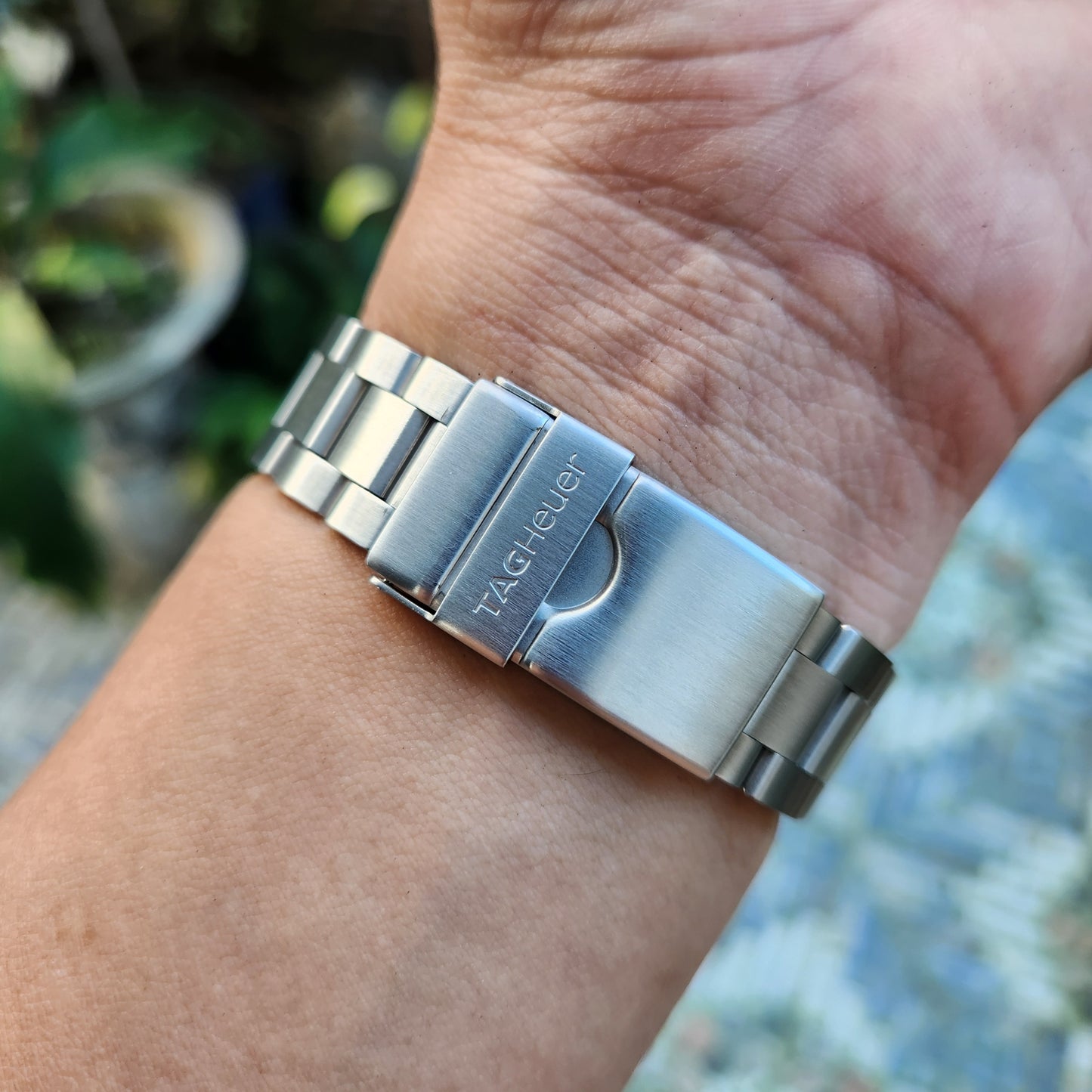 Tag Heuer Aquaracer Calibre 5 Steel Alu Bezel in Blue Dial 41mm