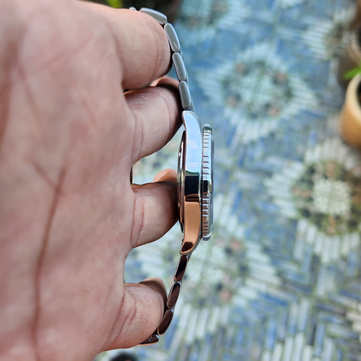 Tag Heuer Aquaracer Calibre 5 Steel Alu Bezel in Blue Dial 41mm