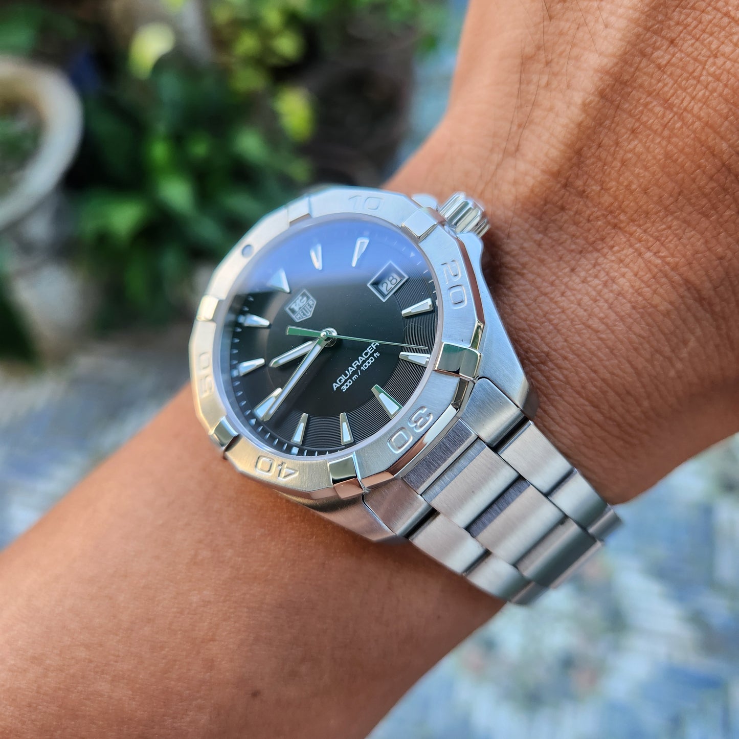 Tag Heuer Aquaracer 300M Steel Bezel in Black Dial 41mm - Complete Set&nbsp;