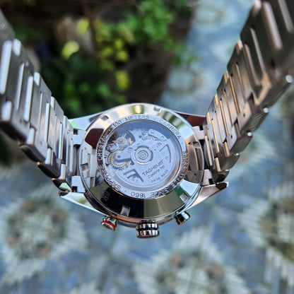 Tag Heuer Carrera Calibre 16 Day-Date Chronograph Ceramic Bezel in Black Dial 43mm - Complete Set