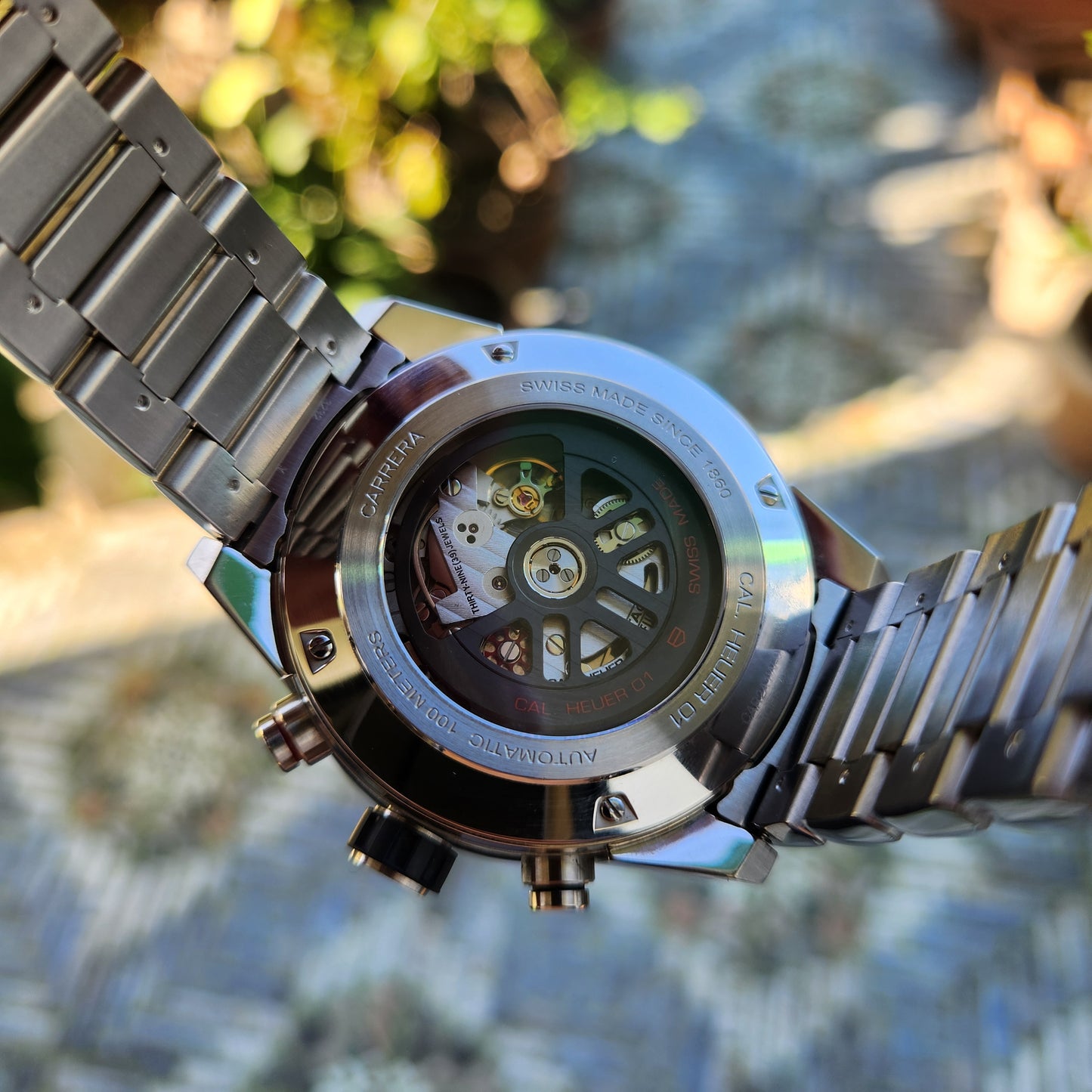 Tag Heuer Carrera Heuer 01 Chronograph Ceramic Bezel in Skeleton Dial 43mm - Complete Set