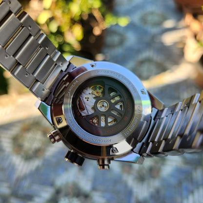 Tag Heuer Carrera Heuer 01 Chronograph Ceramic Bezel in Skeleton Dial 43mm - Complete Set