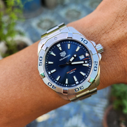 Tag Heuer Aquaracer 300M Blue Dial 41mm - Complete Set