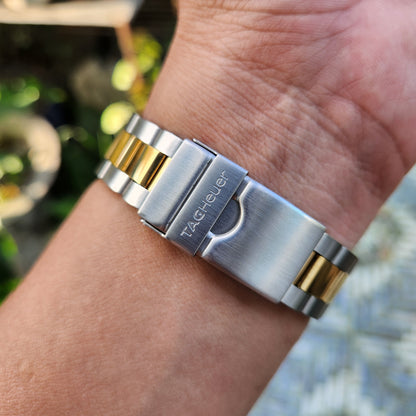 Tag Heuer Aquaracer Two-Tone Blue Dial 39mm - Complete Set