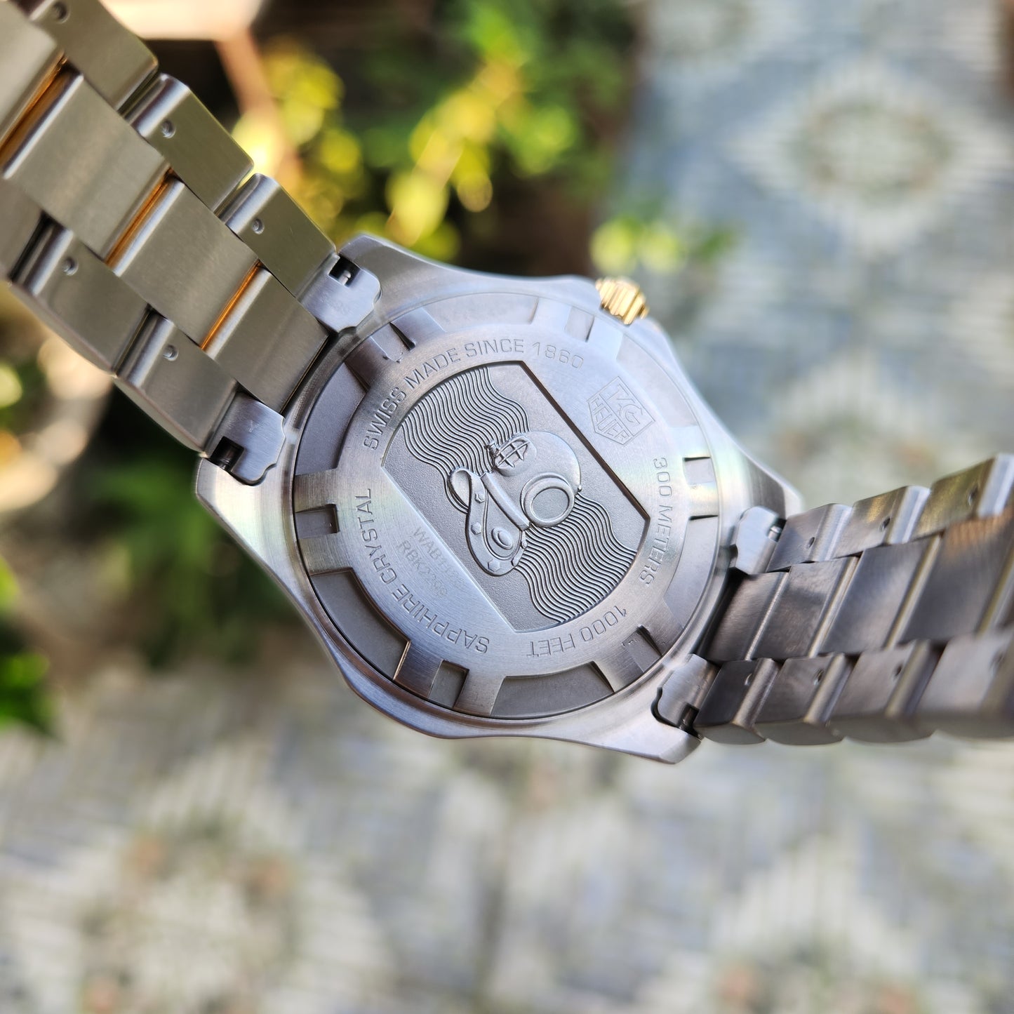 Tag Heuer Aquaracer Two-Tone Blue Dial 39mm - Complete Set