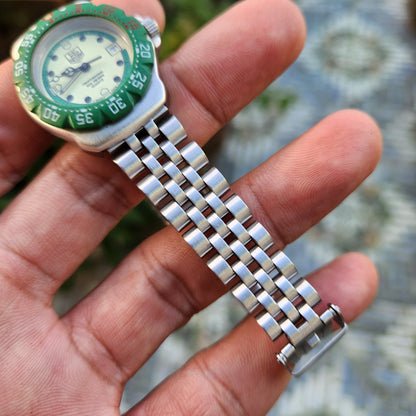 Tag Heuer F1 Ladies Classic Green Bezel in Full Lume Dial 28mm
