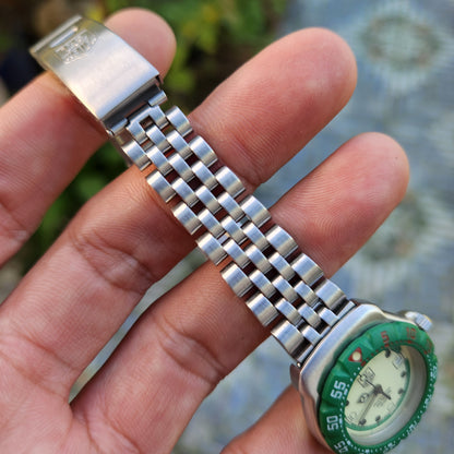 Tag Heuer F1 Ladies Classic Green Bezel in Full Lume Dial 28mm