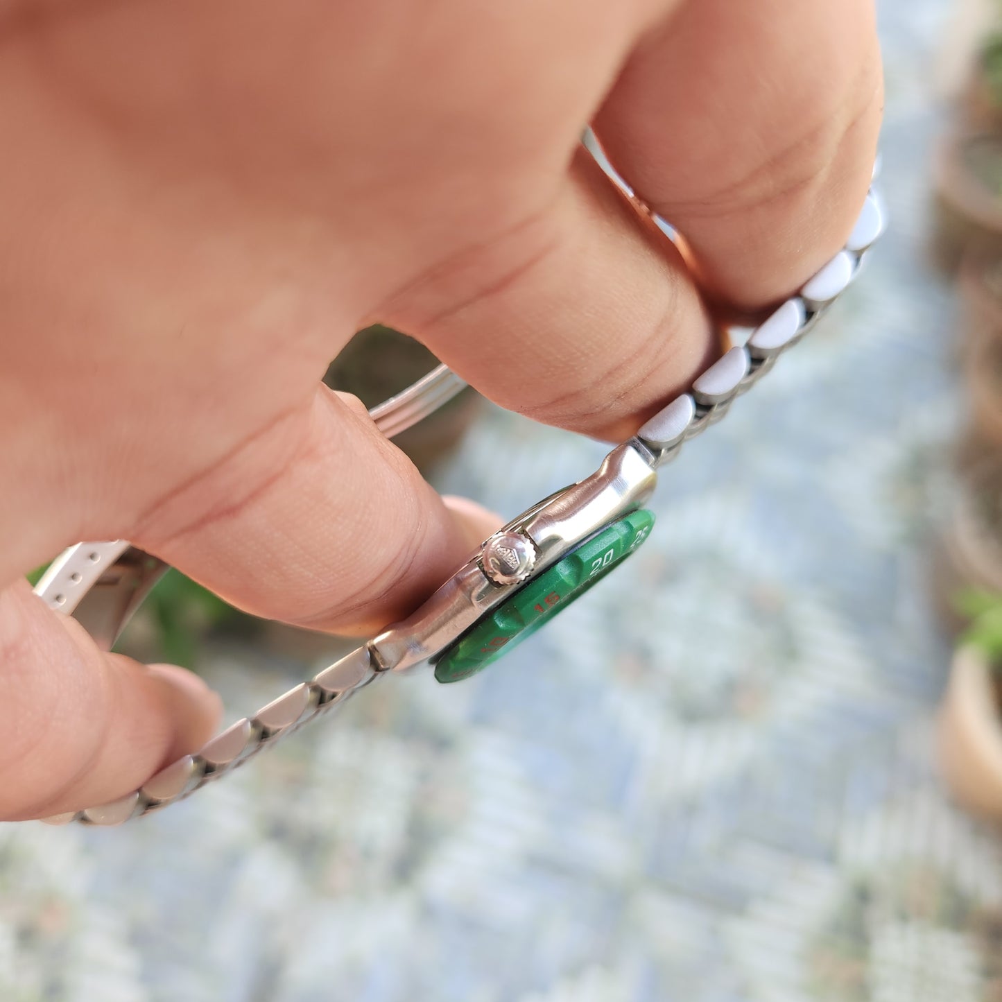 Tag Heuer F1 Ladies Classic Green Bezel in Full Lume Dial 28mm