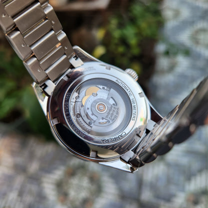 Tag Heuer Carrera Calibre 5 Day-Date Black Dial 41mm - Complete Set