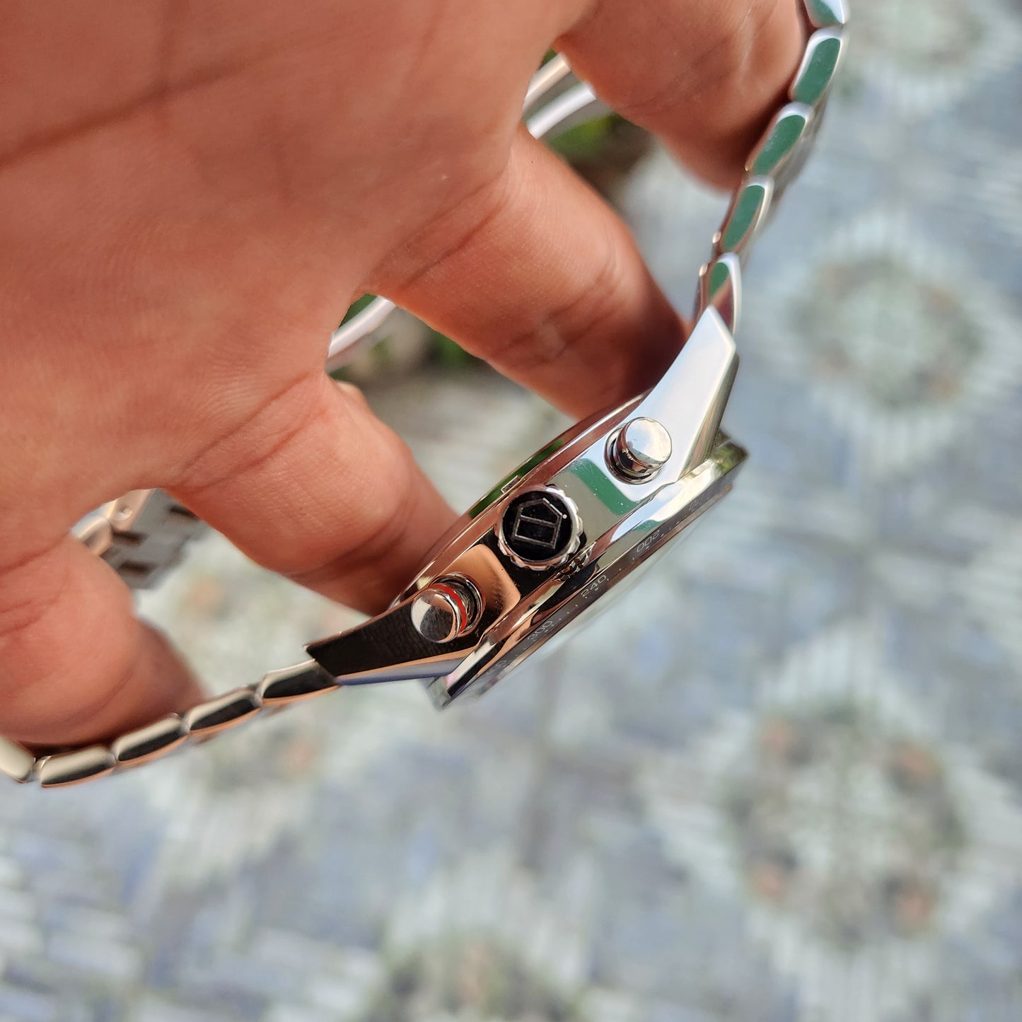 Tag Heuer Carrera Calibre 16 Day-Date Chronograph Steel Alu Bezel in Brown Dial 43mm - Complete Set