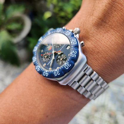 Tag Heuer F1 Chronograph Blue Dial 38mm - Complete Set