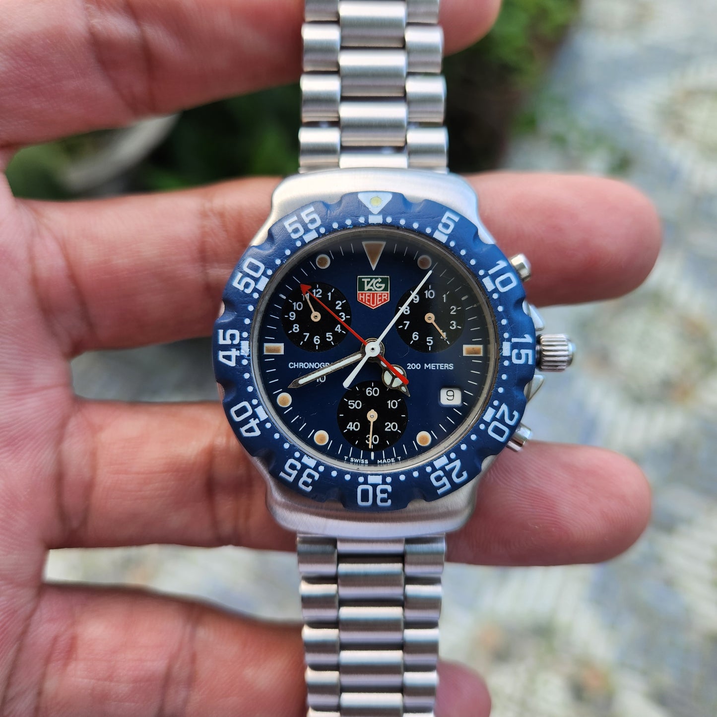 Tag Heuer F1 Chronograph Blue Dial 38mm - Complete Set