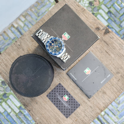 Tag Heuer F1 Chronograph Blue Dial 38mm - Complete Set