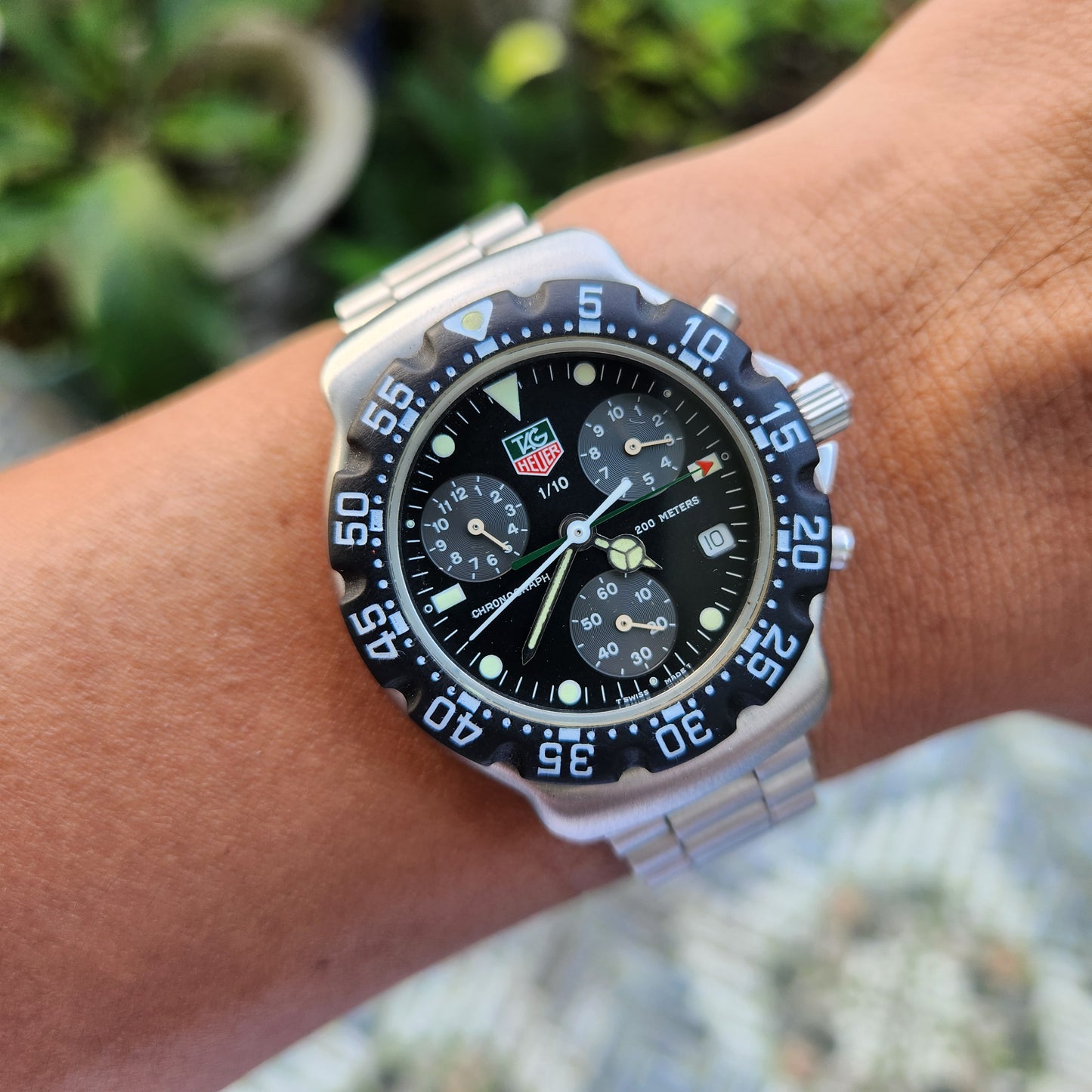 Tag Heuer F1 Chronograph Black Dial 38mm