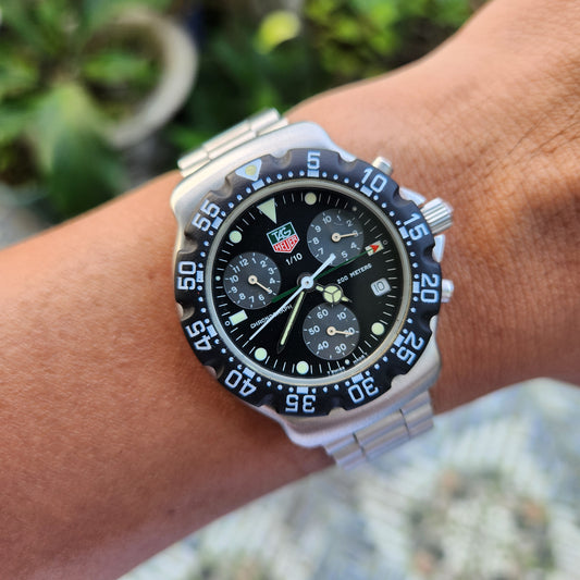 Tag Heuer F1 Chronograph Black Dial 38mm
