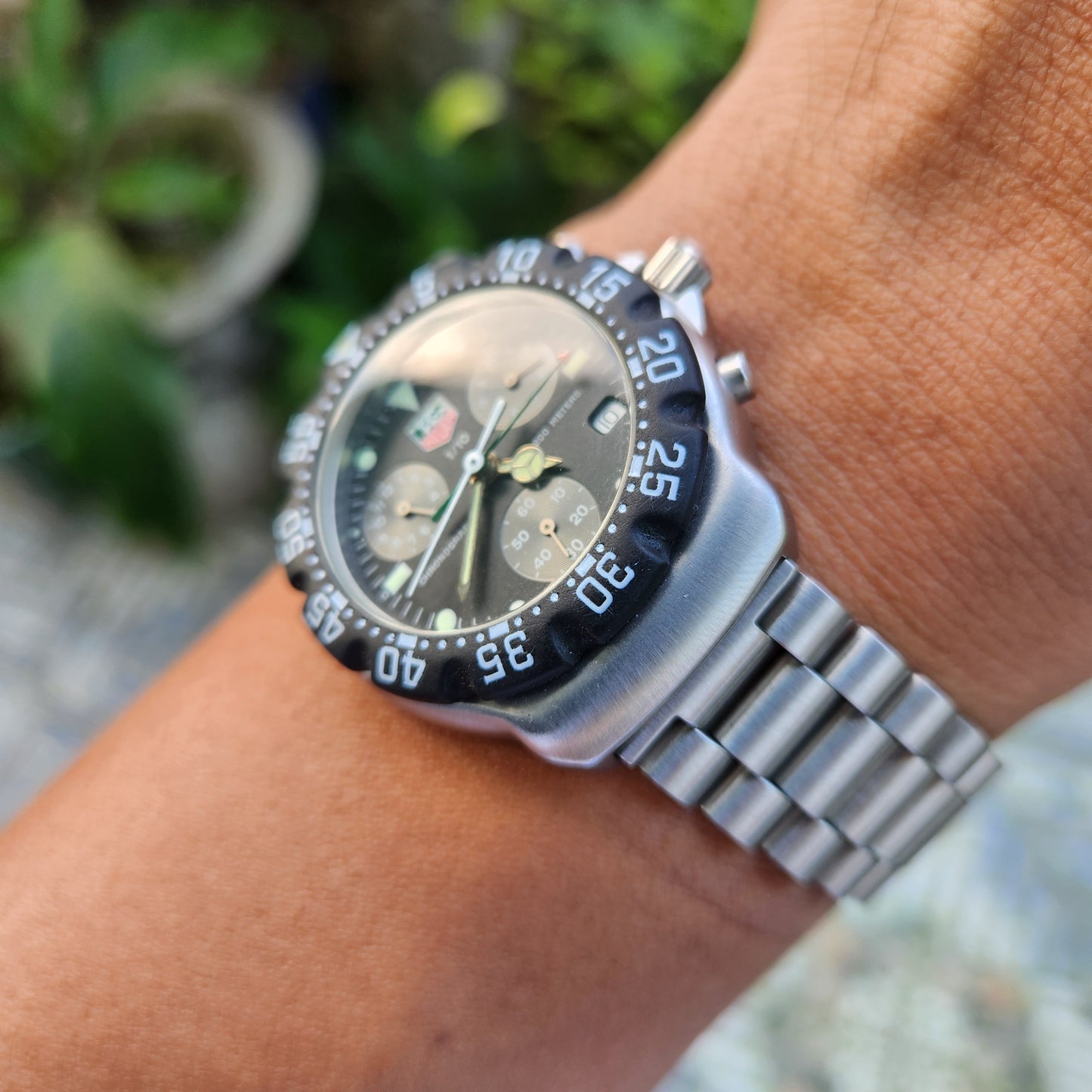 Tag Heuer F1 Chronograph Black Dial 38mm