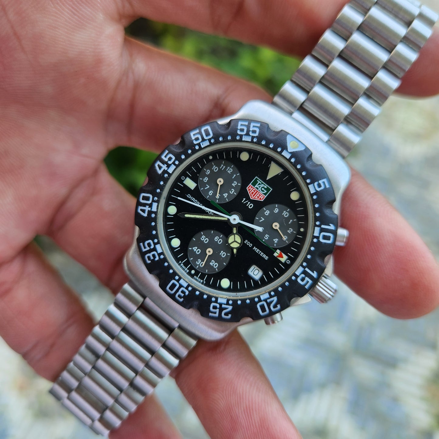 Tag Heuer F1 Chronograph Black Dial 38mm