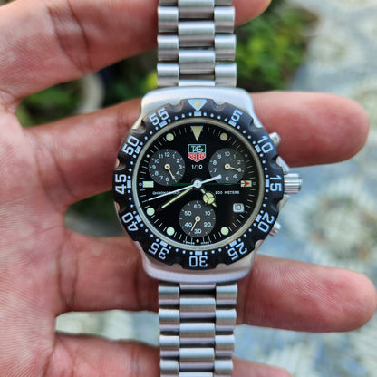 Tag Heuer F1 Chronograph Black Dial 38mm