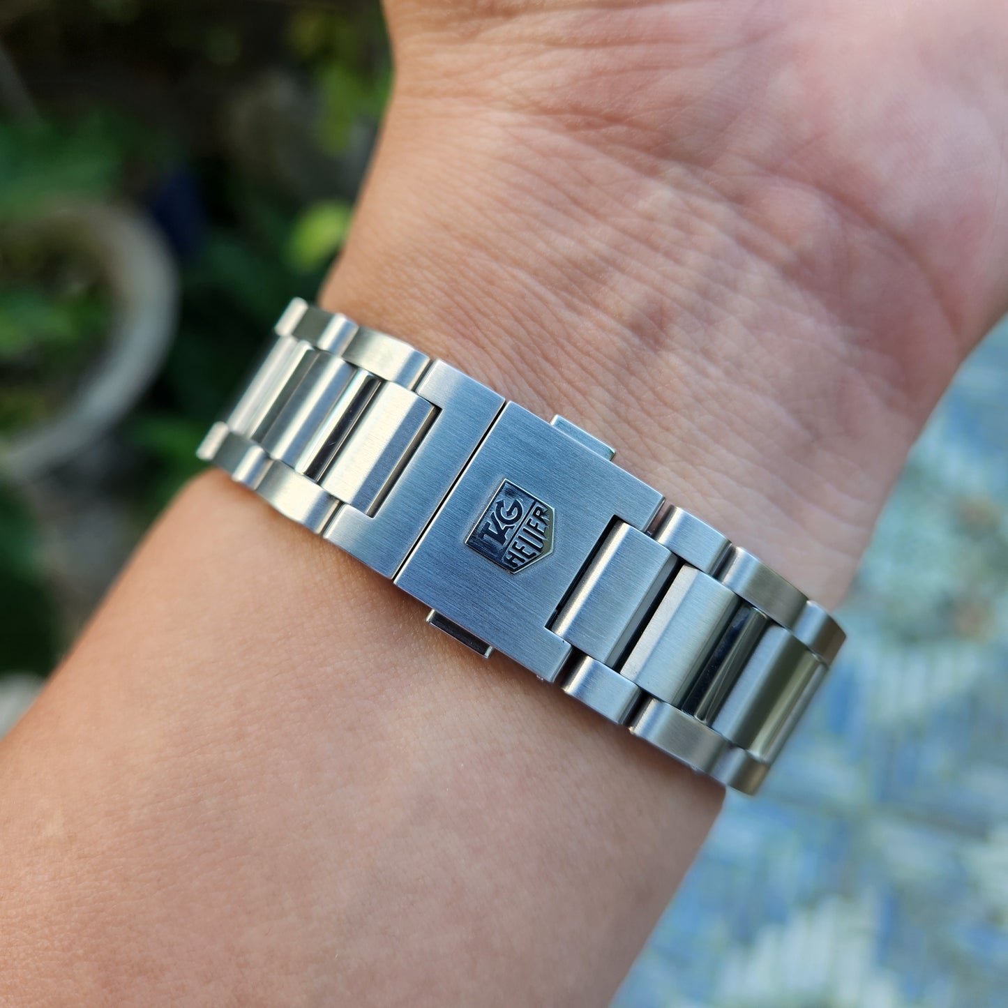 Tag Heuer Carrera Calibre 5 Day-Date Rose Gold Accents in White Dial 41mm - Complete Set