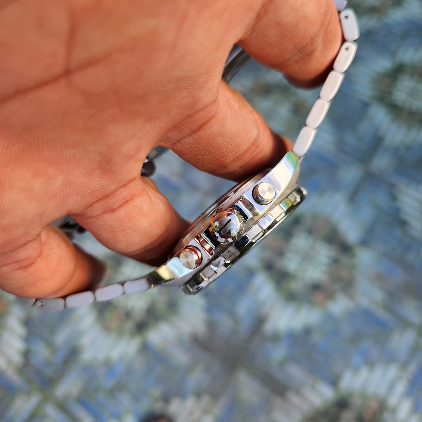 Tag Heuer F1 Chronograph Calibre 16 Irisdescent Blue Dial 44mm