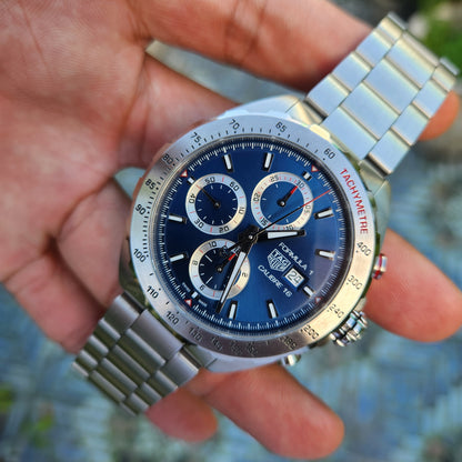 Tag Heuer F1 Chronograph Calibre 16 Irisdescent Blue Dial 44mm