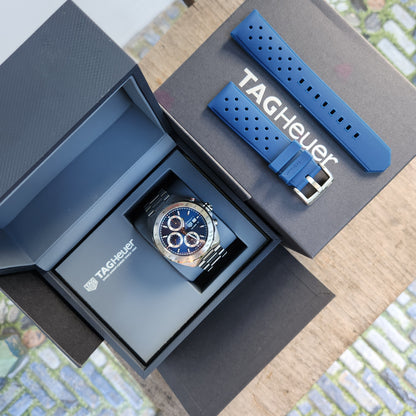 Tag Heuer F1 Chronograph Calibre 16 Irisdescent Blue Dial 44mm