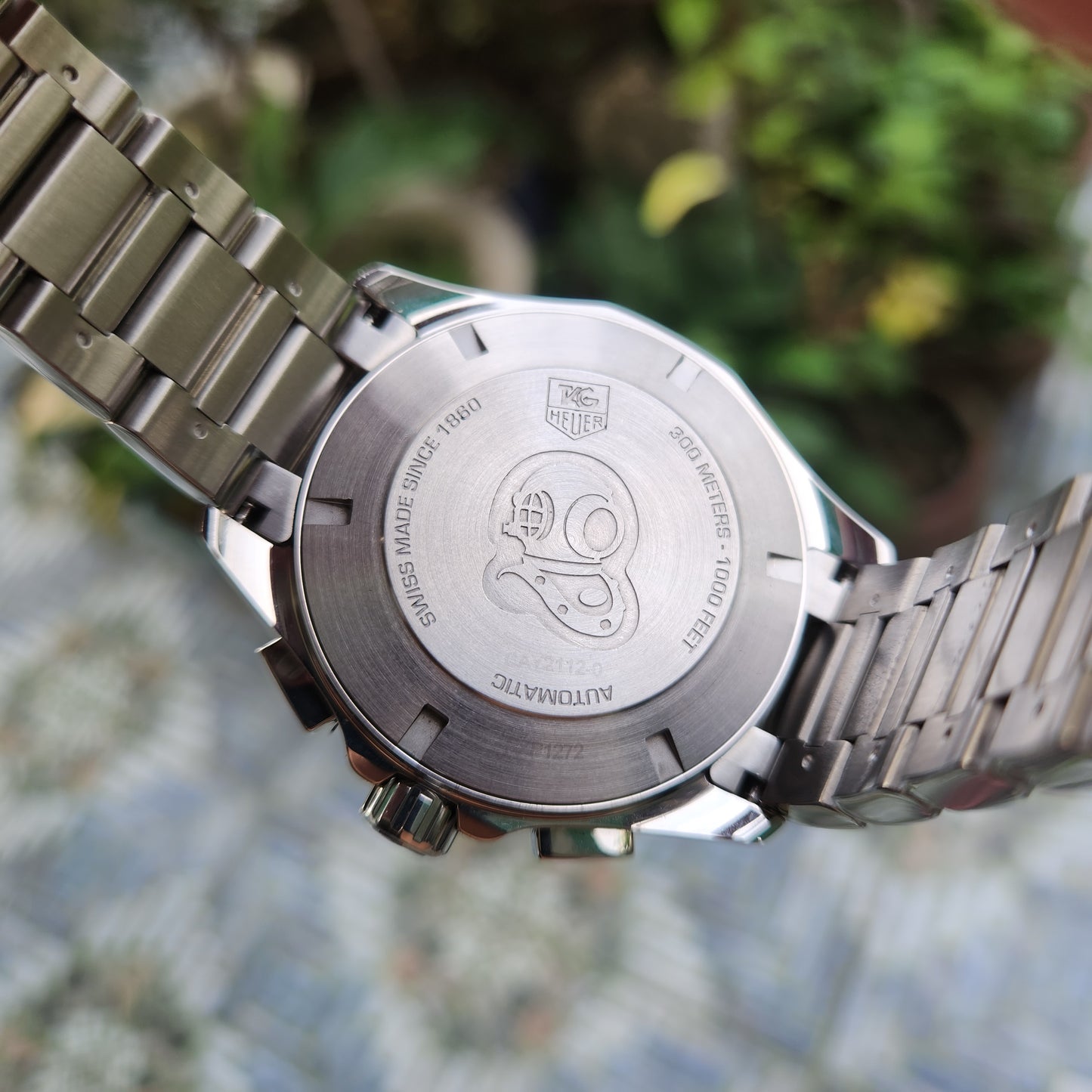 Tag Heuer Aquaracer Chronograph Calibre 16 Blue Dial 43mm - Complete Set