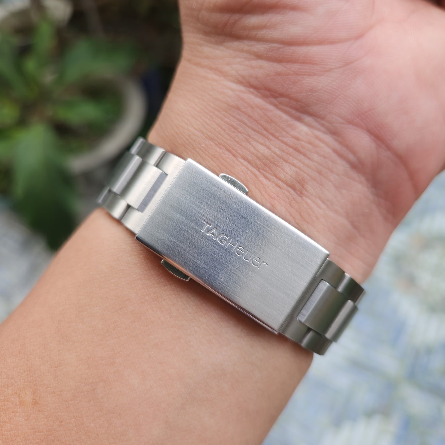 Tag Heuer Aquaracer 300M Steel Alu Bezel in Blue Dial 41mm