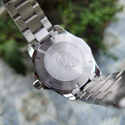 Tag Heuer Aquaracer 300M Steel Alu Bezel in Blue Dial 41mm