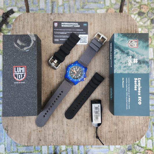 Luminox #Tide ECO Series 46mm Grey Dial - Complete Set (Brand New)