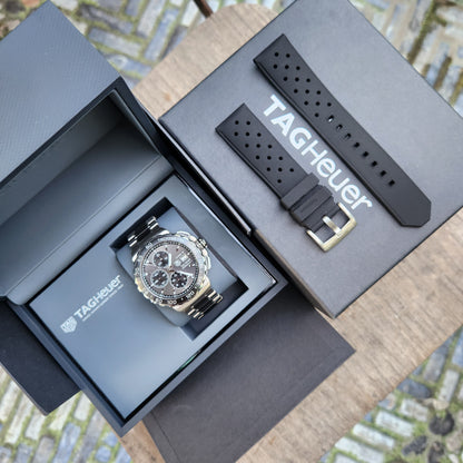 Tag Heuer F1 Chronograph Calibre 16 Ceramic Band and Bezel Anthracite Grey Dial 44mm