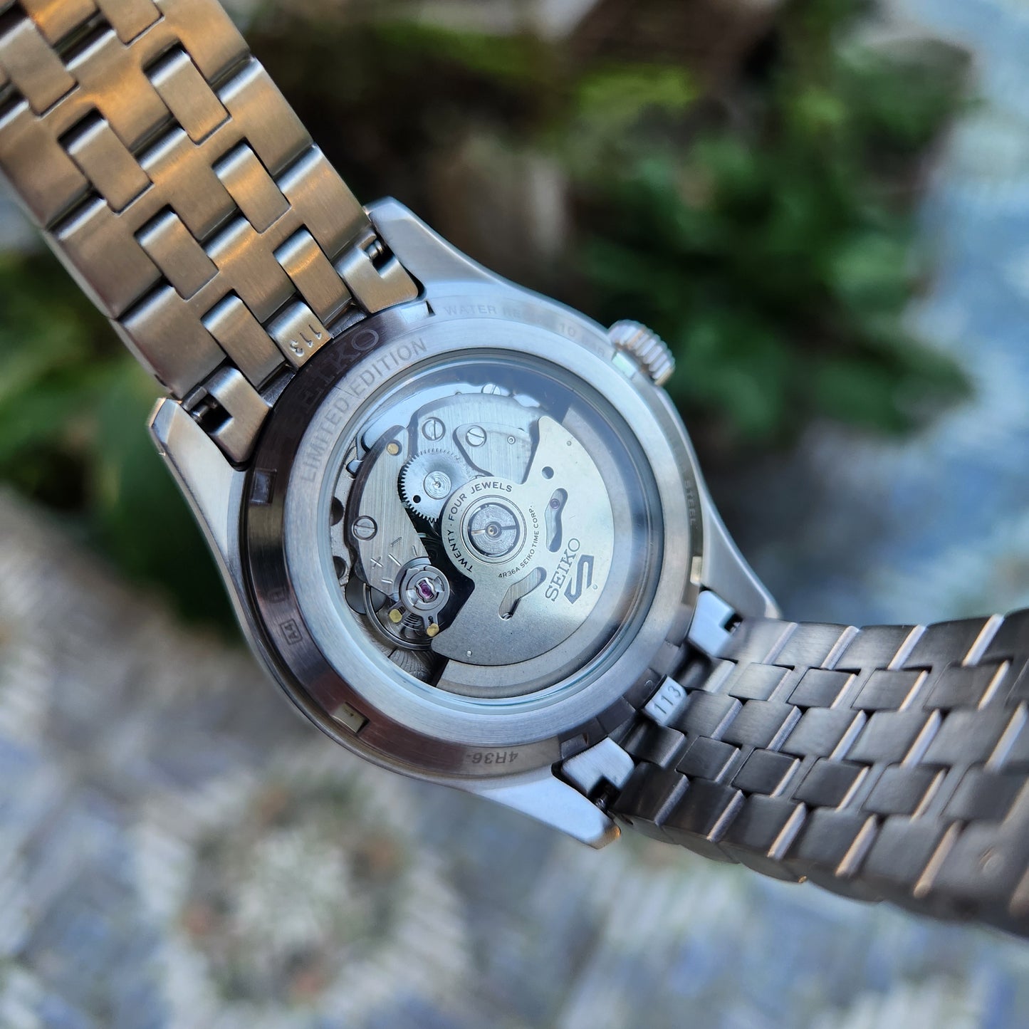 Seiko 5 Sports 'Laurel' Limited Edition 110th Anniversary 38mm Off-White Dial - Complete Set