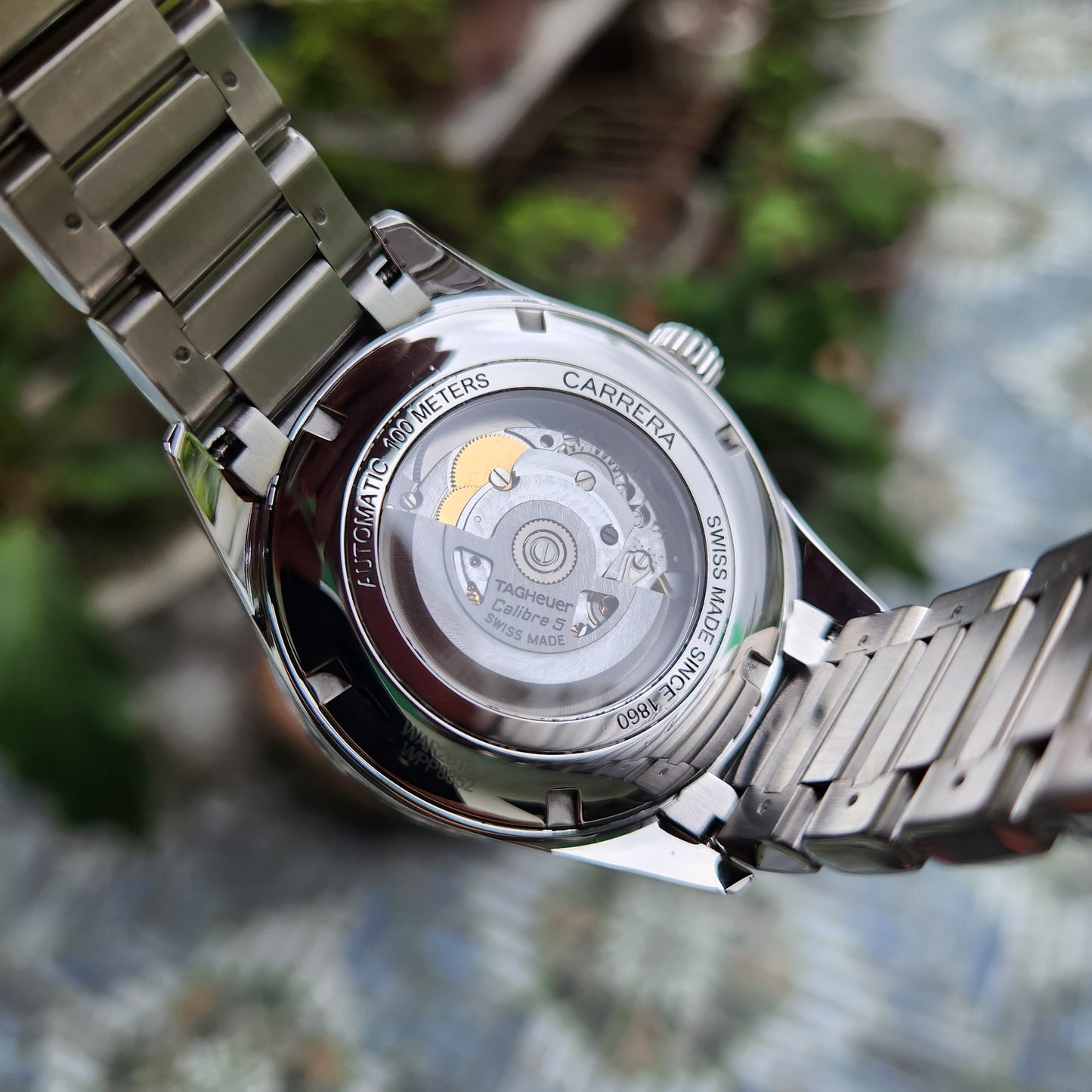 Tag Heuer Carrera Calibre 5 Day-Date Silver Indeces in White Azurage Dial 41mm - Complete Set