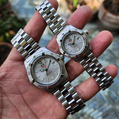 Tag Heuer Vintage Professional His and Her - Silver Dial