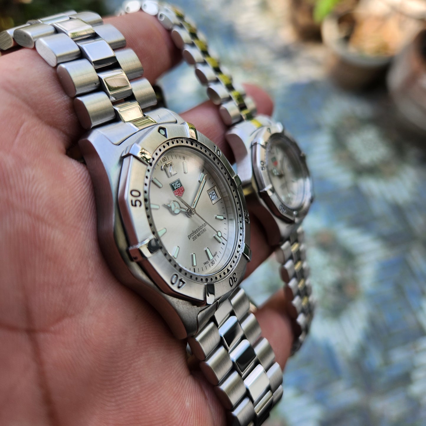Tag Heuer Vintage Professional His and Her - Silver Dial
