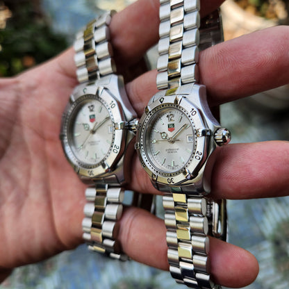 Tag Heuer Vintage Professional His and Her - Silver Dial