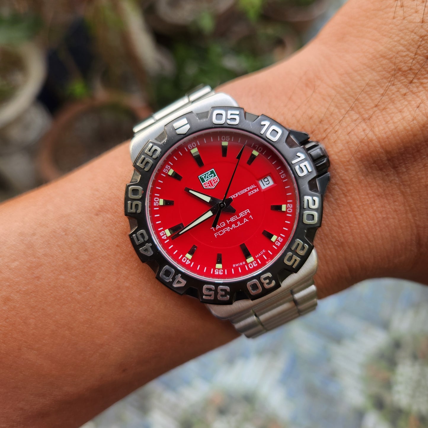Tag Heuer F1 Red Dial 41mm - Complete Set