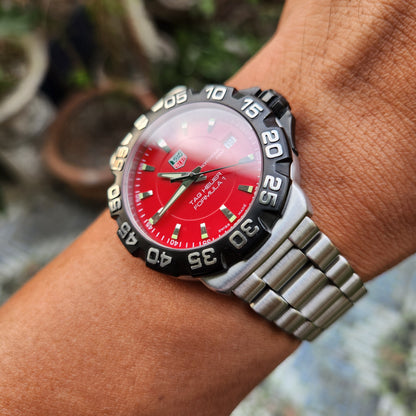 Tag Heuer F1 Red Dial 41mm - Complete Set