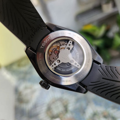 Tissot PRS 516 Powermatic 80 PVD Black Carbon Bezel and Dial 42mm